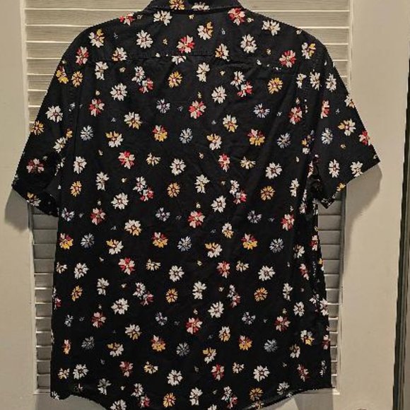 PENGUIN short sleeve shirt - Size XL - navy blue floral print - Picture 4 of 4